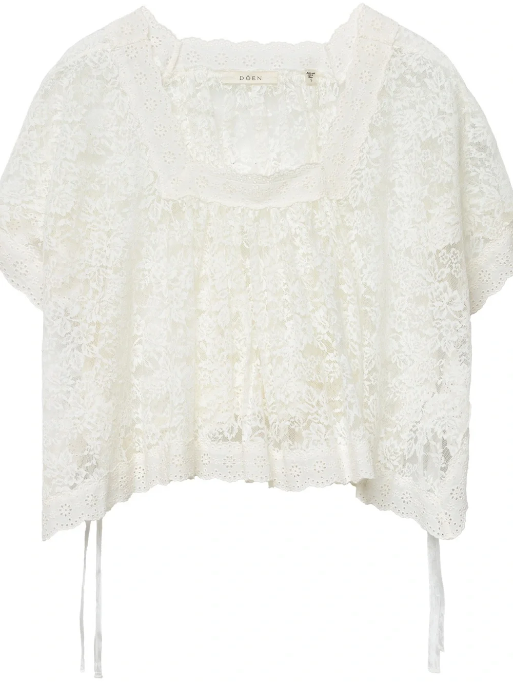 NWOT Doen VENNETTE TOP IN SALT - Picture 4 of 7